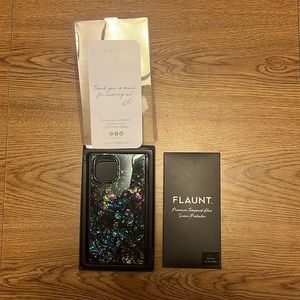 Flaunt phone cover and tempered glass screen protector for iPhone 12 Pro Max